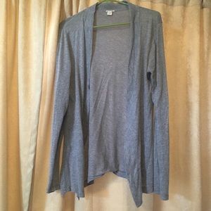 Grey Open Face J-Crew Sweater